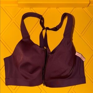 Victoria Secret Purple Front-Closure Sports Bra